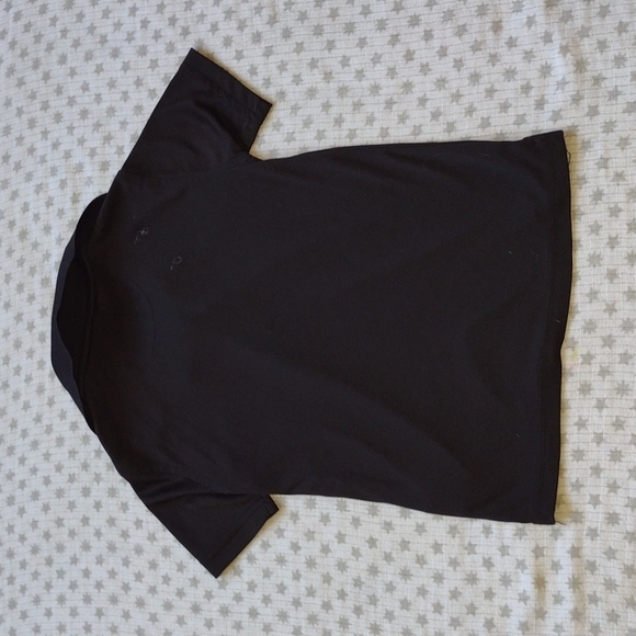 BOGO Polyester Sporty Polo Shirts - Black and Red - Picture 8 of 9